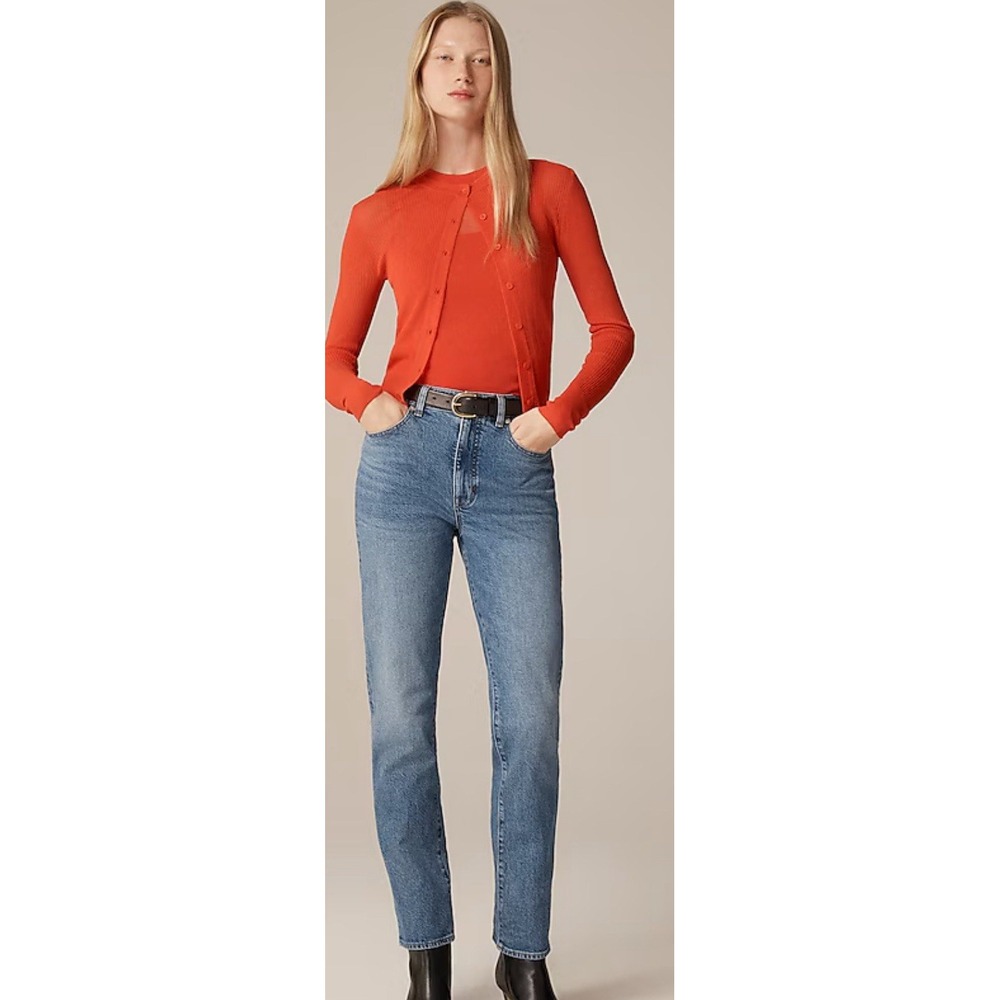 J Crew Slim-straight Stretch jean size 30 In Rose Lark Wash New